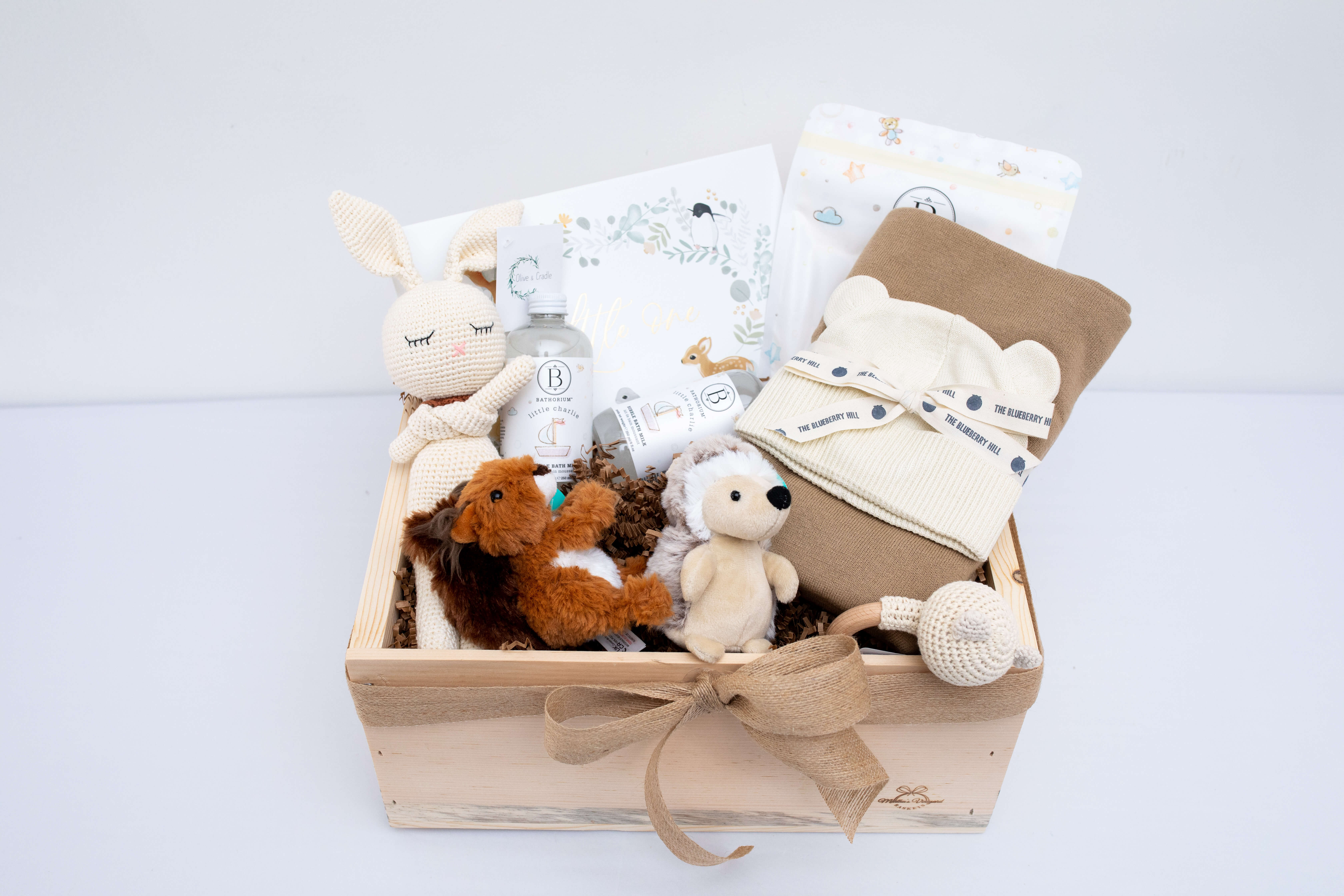 Newborn gift basket