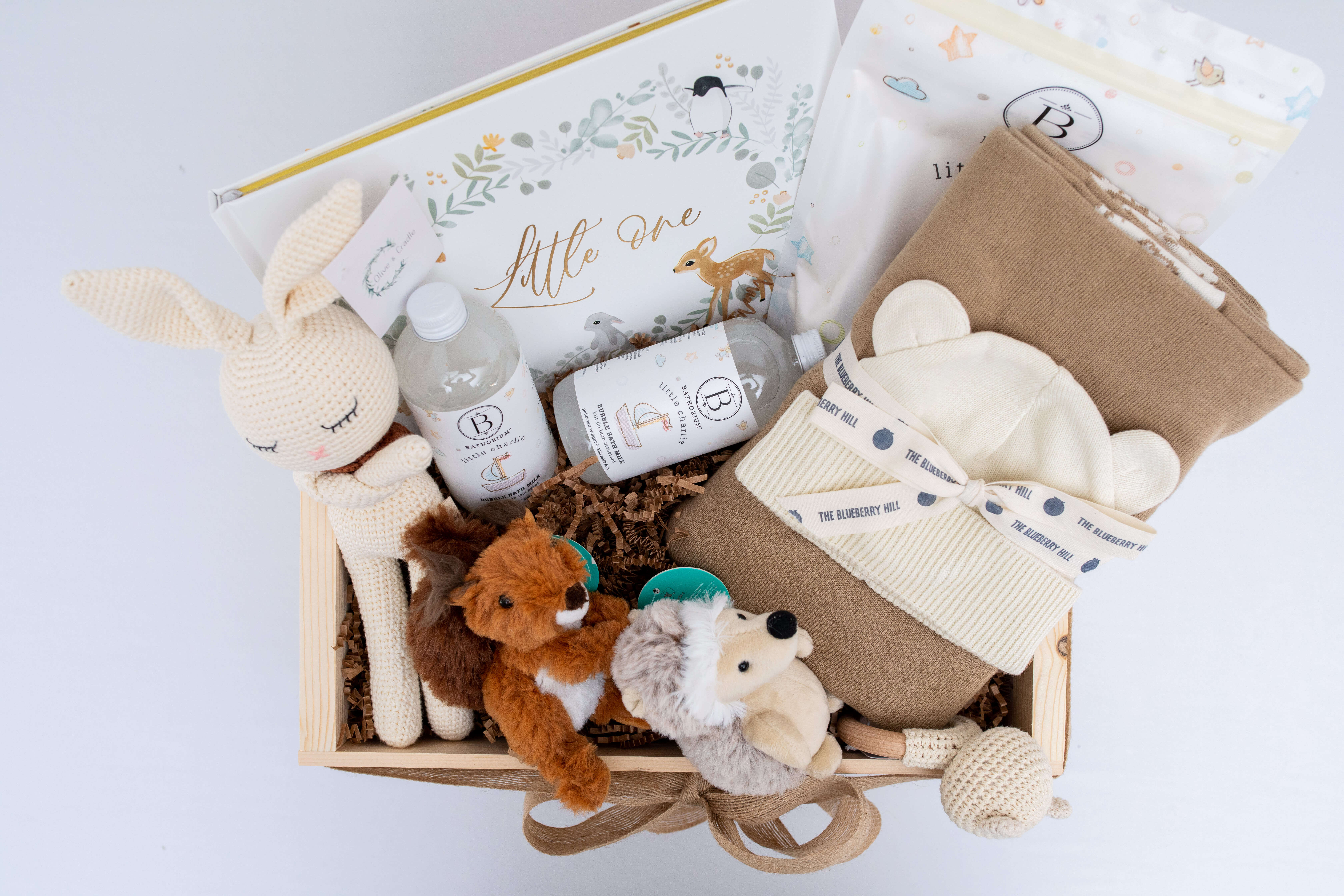 Newborn gift basket